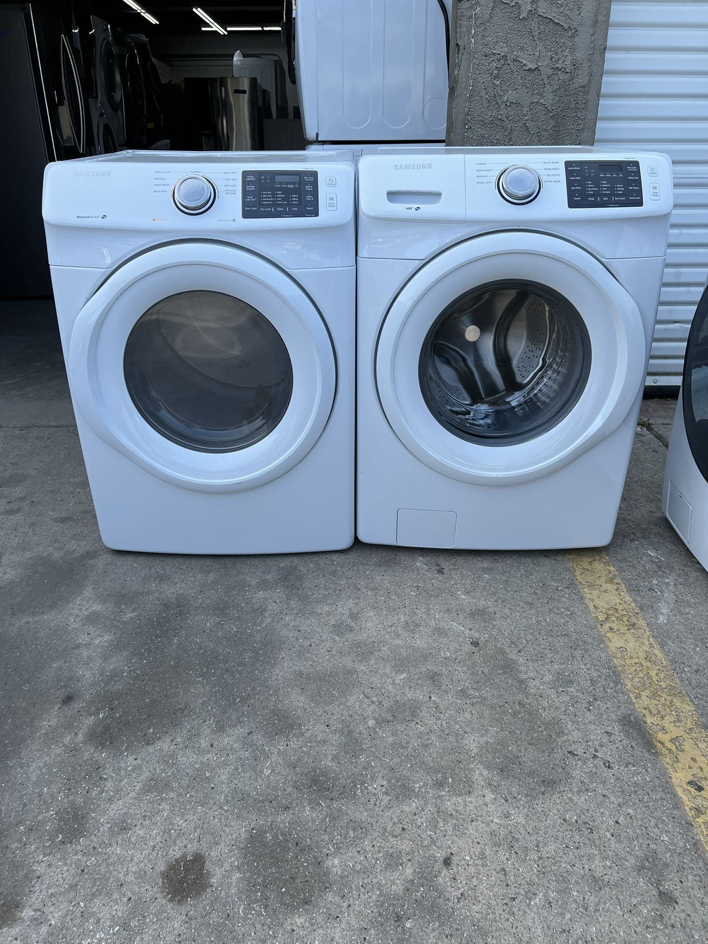 Beautiful 4.2cf Samsung Washer And Dryer Set With Warranty