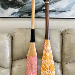 Canoe Paddles Home Decor Handmade Hand Painted