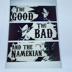 Iron On Heat Transfer  Good For T-shirts Sweaters Jackets T Shirt Design Size Is About 12x10 Dragon Ball Z #358