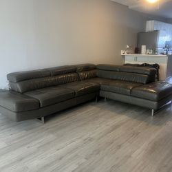 Leather Sectional