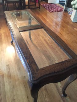 Coffee table and console table set