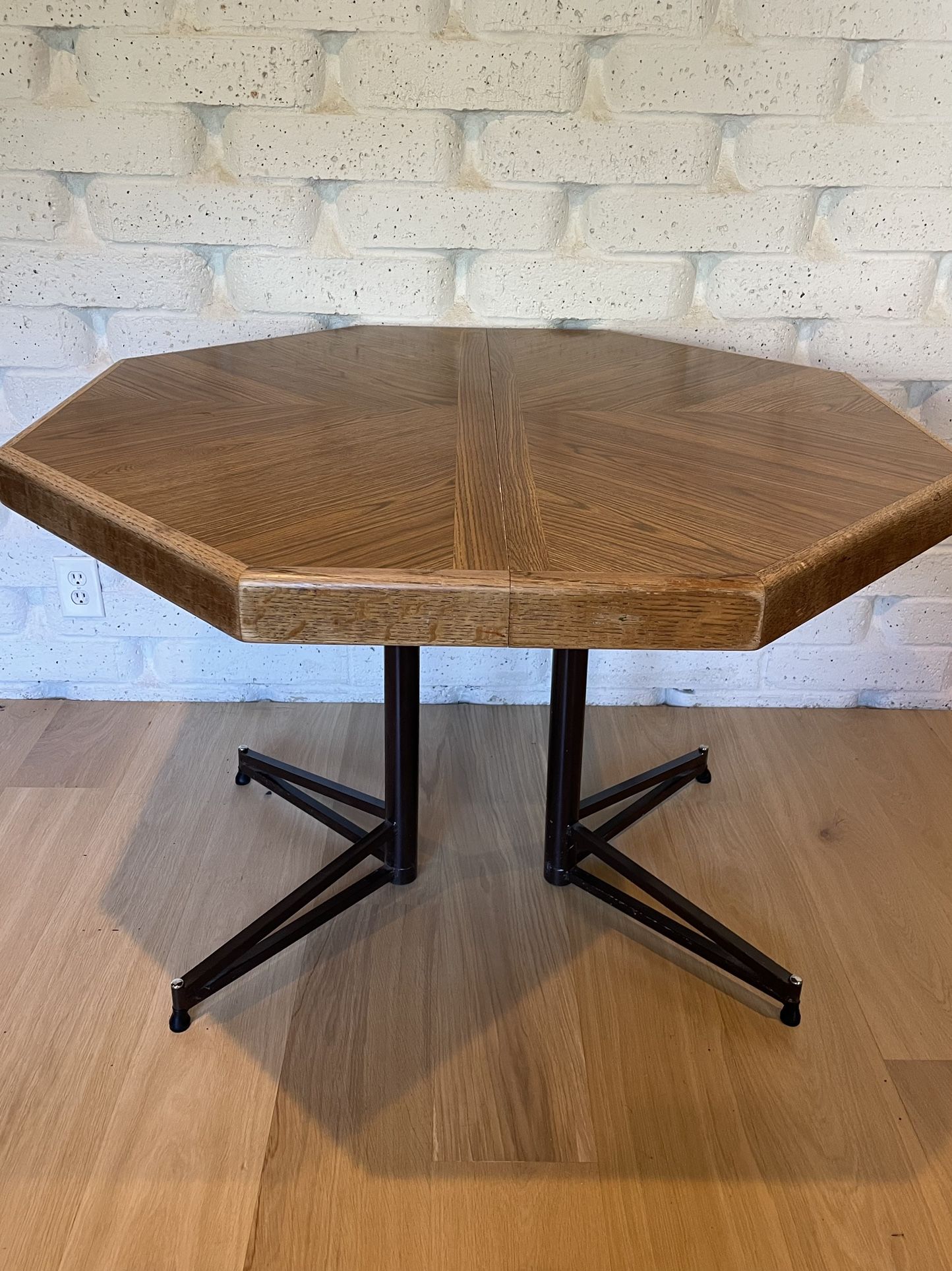 Vintage Sears Octagon Dining Table w/leaf