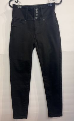 Blue Savvy Black High Waist Jeans Juniors Size 5/27