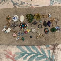 Brooches , Costume Jewelry