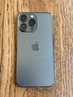Unlocked iPhone 13 Pro with 128 GB storage in graphite