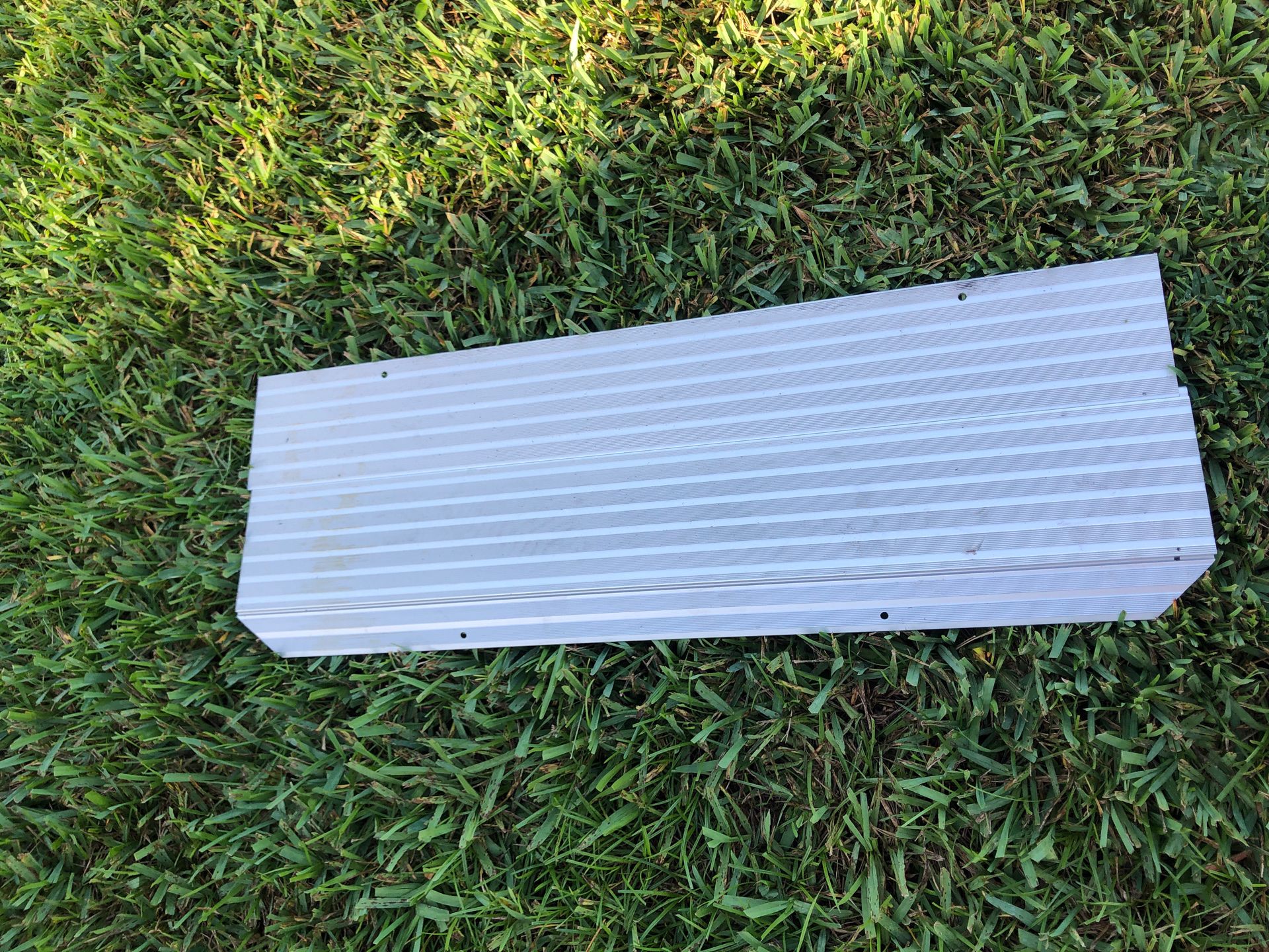 Ramps x 2 X 600 lb metal threshold