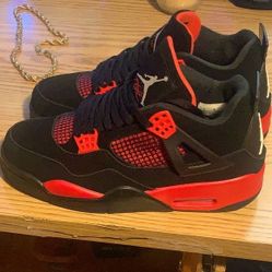 Jordan 4 Retro "Red Thunder" – $180
