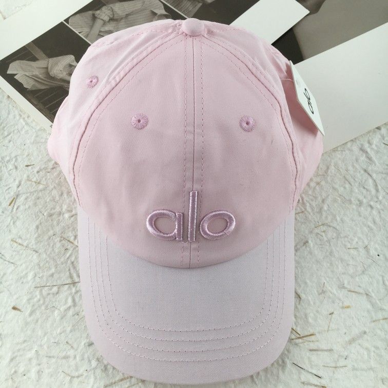 ALO yoga hat classic baseball cap pink