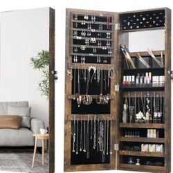 Jewelry Cabinet With Mirror