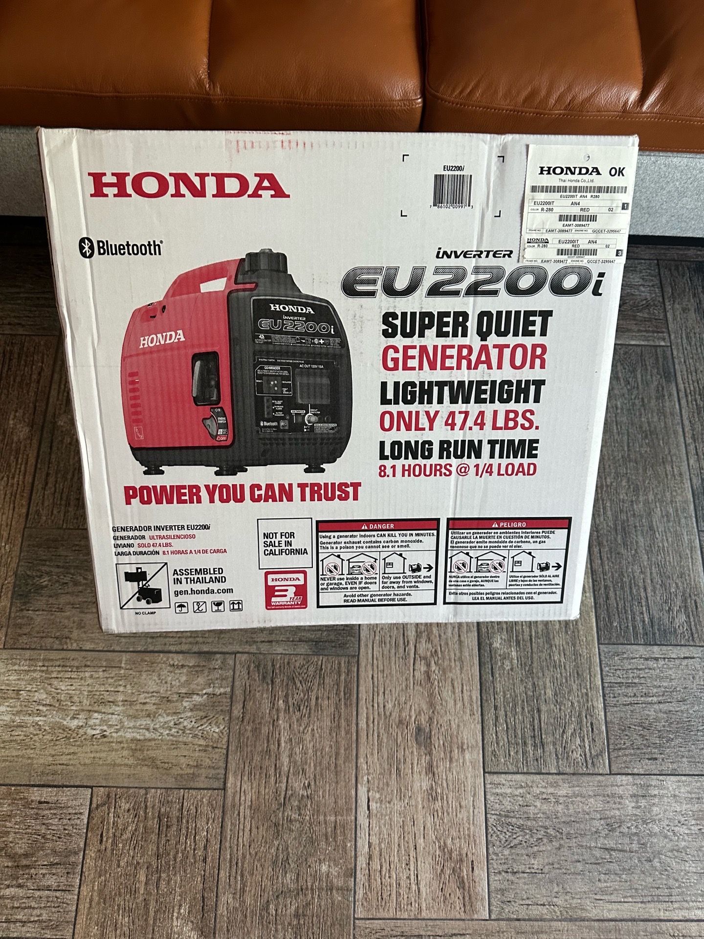 Honda super quiet 2000i inverter generator. New for Sale in North Las ...