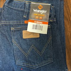 Wrangler Cat two flamed resistant jeans