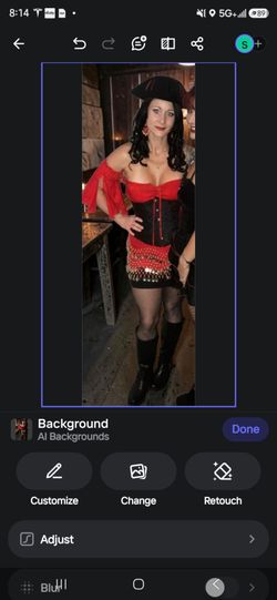 Pirate or renasance festaval costume