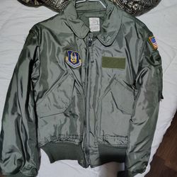 Vintage Air Force Pilot Bomber Jacket 