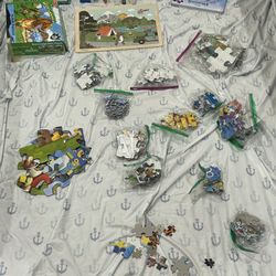 HUGE Toddler & Kids Puzzle Bundle – 15+ Puzzles! (Disney, Dinosaurs, & More)