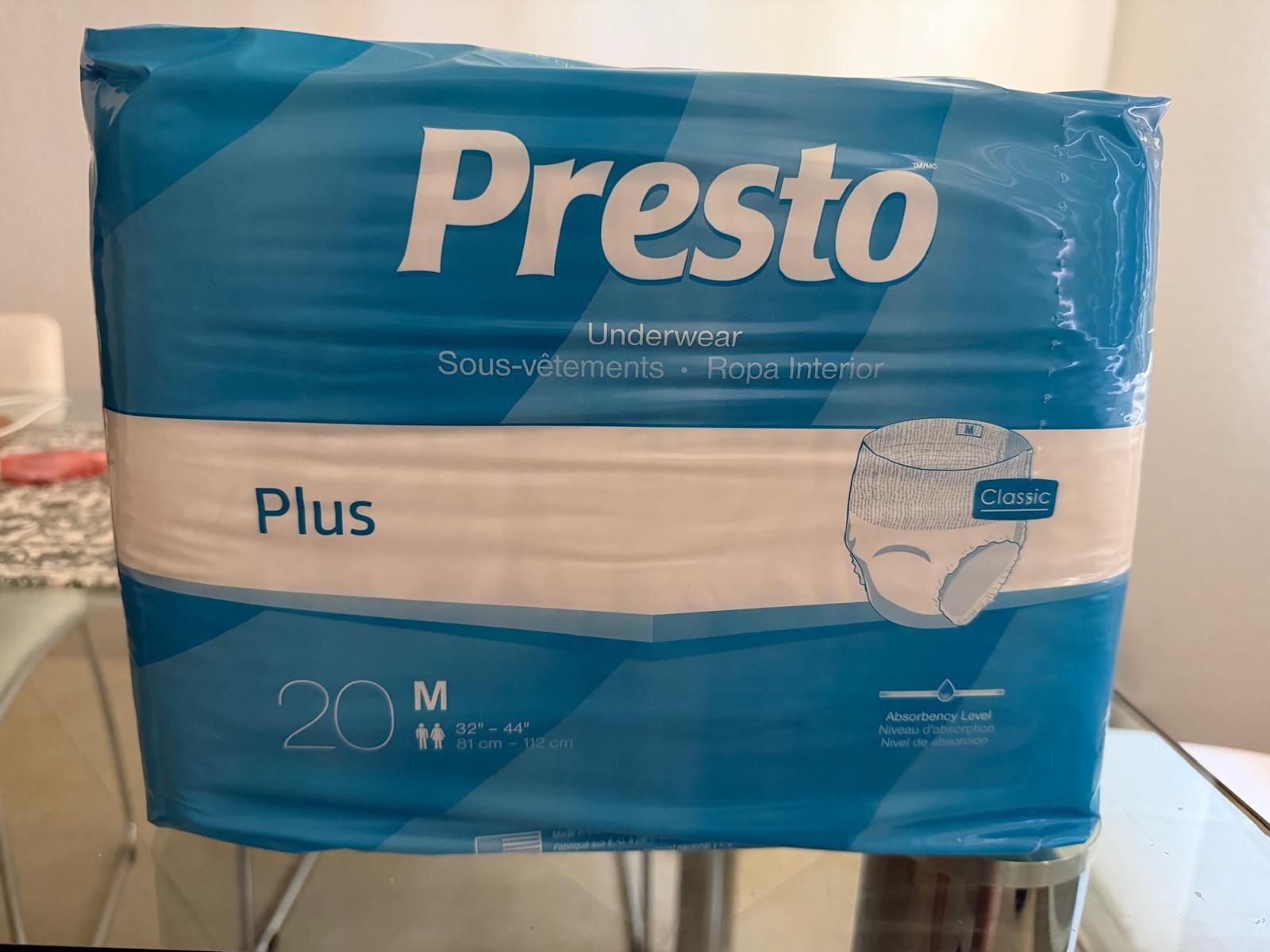 Presto Adults pampers / Pañales Para Adultos