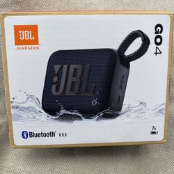 JBL Go 4 - Ultra-Portable, Waterproof and Dustproof Bluetooth Speaker, Big Pro Sound with Punchy bass, 7-Hour Built-in Battery, (Black) BRAND NEW SEA