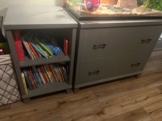 Dresser and book shelf