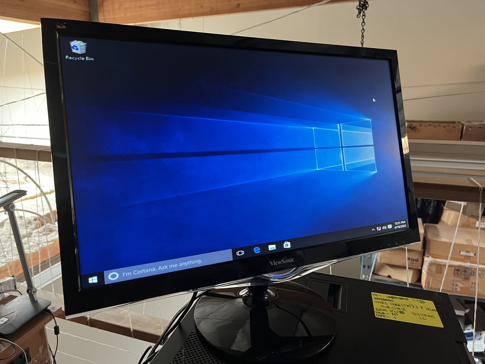 ViewSonic VX2452MH 24 Inch 2ms 60Hz 1080p Gaming HDMI/DVai/VGA Monitor