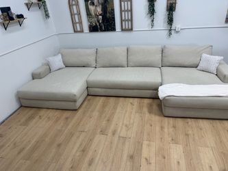 Cream Sectional Couch Free Delivery