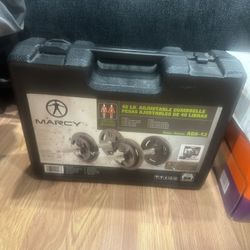 40lb adjustable dumbbell  set 