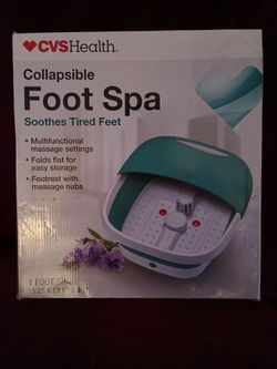 CVS collapsible foot spa.