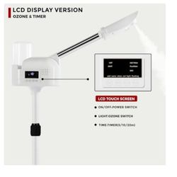 Professional Facial Steamer On Wheels for Esthetician, Touch Screen Vaporizador Facial Steamer with Hot Mist&Timer Function, Spa and Home Use