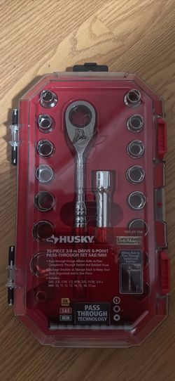 Husky 35-Piece 3/8 in Drive Socket Set