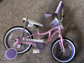🌸 Schwinn Bloom 16" Girls Bike w/ Training Wheels – Excellent Condition!