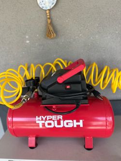 Hyper Tough Red Oil-free Portable Air Compressor
