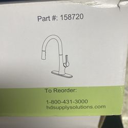Single Handle Kitchen Faucet Brand New