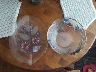 Bowl and Platter Set