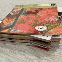 12x12 Inch Scrapbooking Paper Variety Lot of Approx 350 Sheets Acid Free 13 Lbs