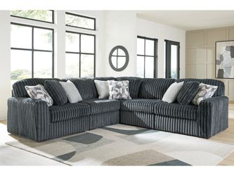 Midnight-Madness Gunmetal 5-Piece Sectional