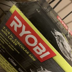Ryobi Circular Saw With Lazer 