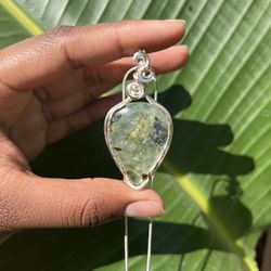 Prehnite Pendant 