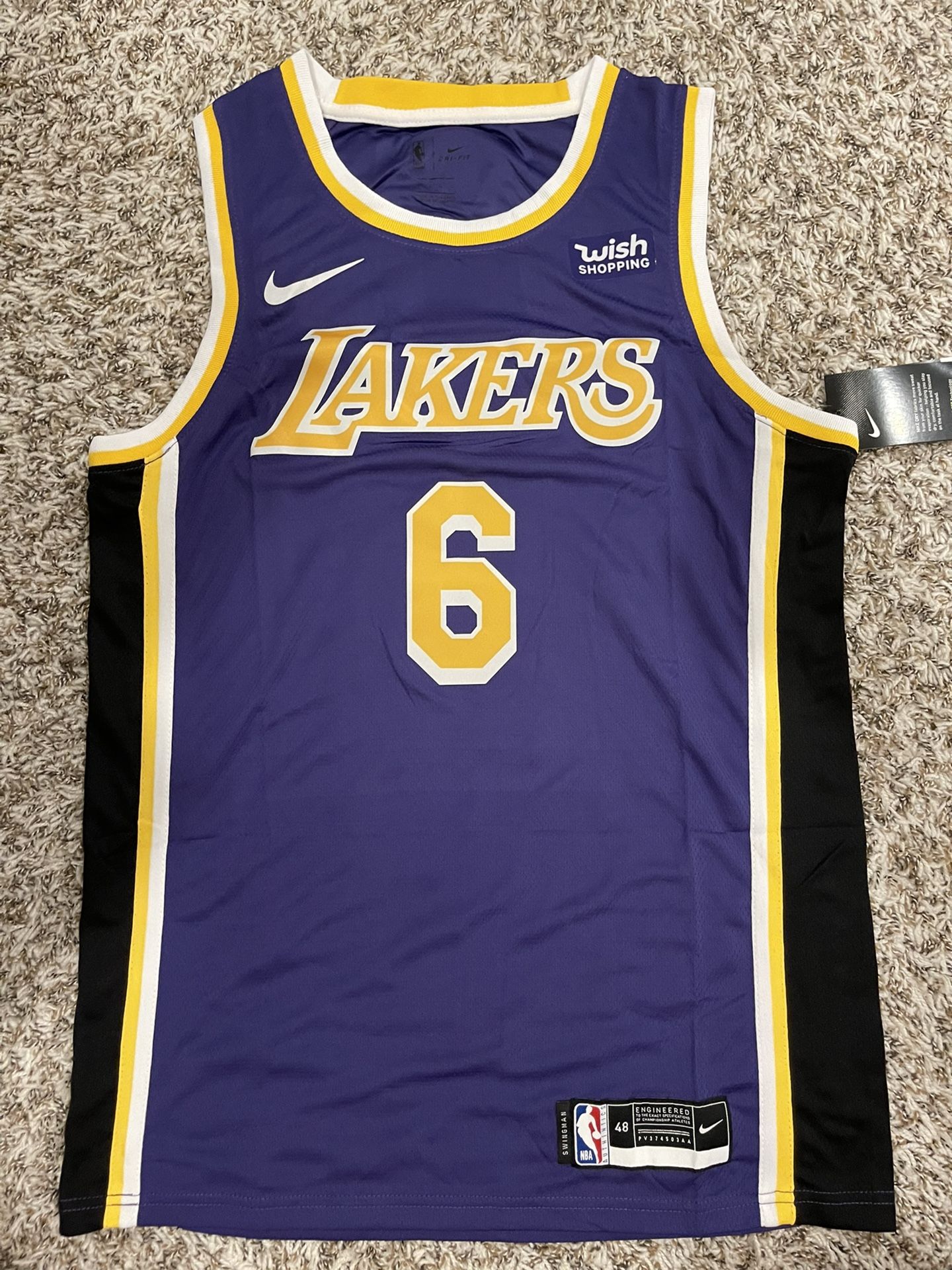 LeBron James #6 Lakers Jersey M-XL