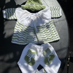 Handmade Crochet Baby Girl Outfit🎀