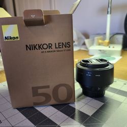 Nikkor Lens 50mm f/1.8 for Nikon 