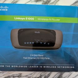 Linksys Cisco (E100) Wireless-N Router 2.4GHZ Band! Retail $78! 