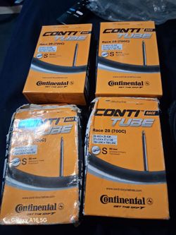 Continental 700x25  inner tubes. 80mm valve .