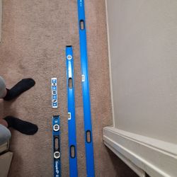 One foot , two foot , four foot and six foot empire level set