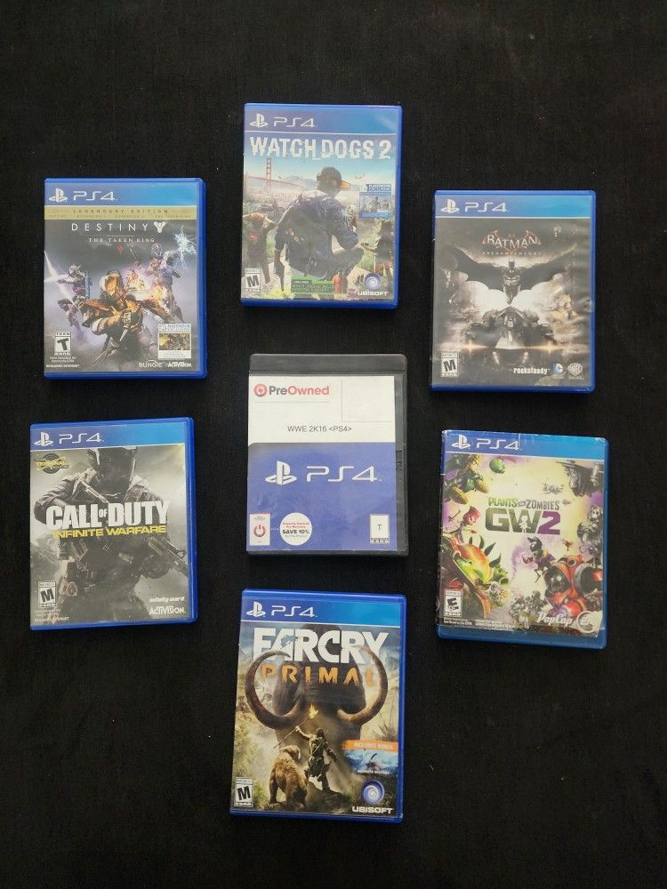 PS4 Games (Disc Copies) $10 - $35