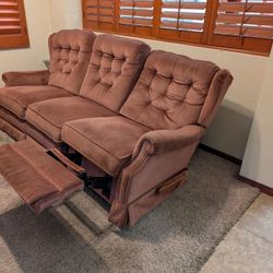Couch With Two Recliners - Free