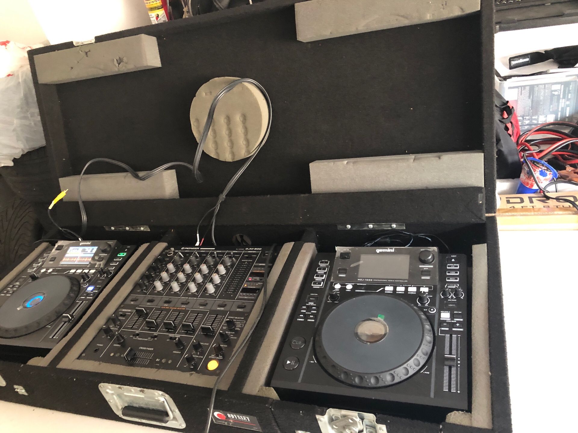 Dj odyssey case cdj pioneer djm serato vestax