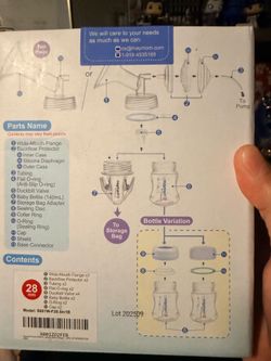 Maymom flanges and pump attachments