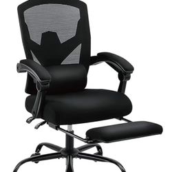 Home Office Desk Chair with Footrest