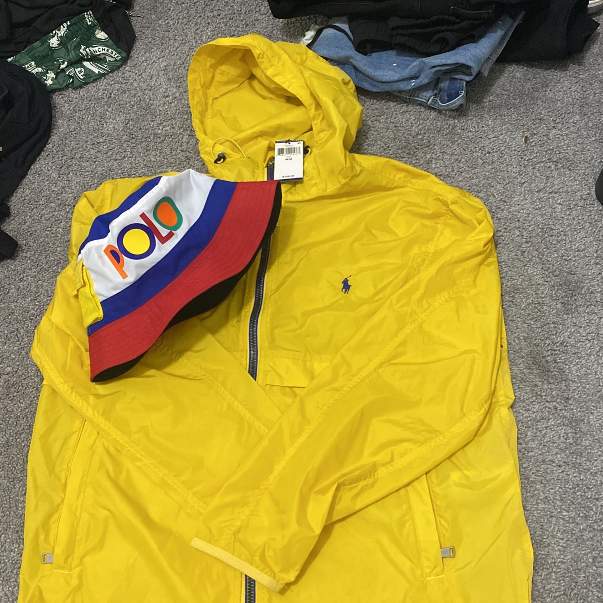 Ralph Lauren Windbreaker With Bucket hat