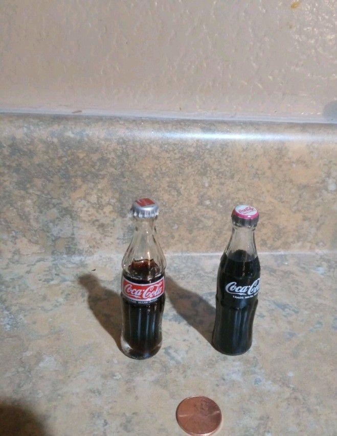 Mini Soda Glass Antique Bottles