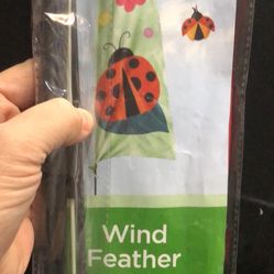True Living Outdoors Lady Bug Wind Feather