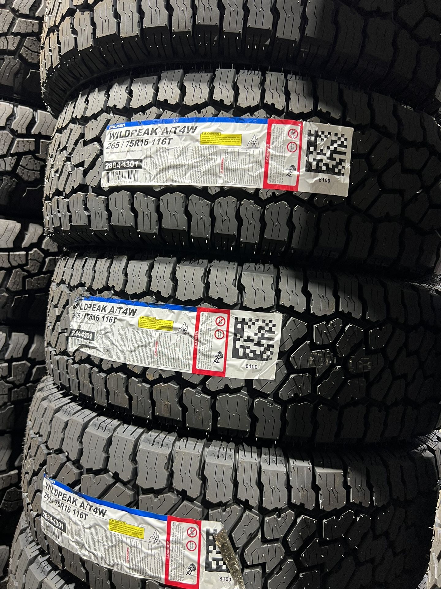 265/75/16. Falken Wildpeak At4w $200 Cada Llanta Instada Y Balanceada, Tenemos Todas Las Medidas Y Marcas 
